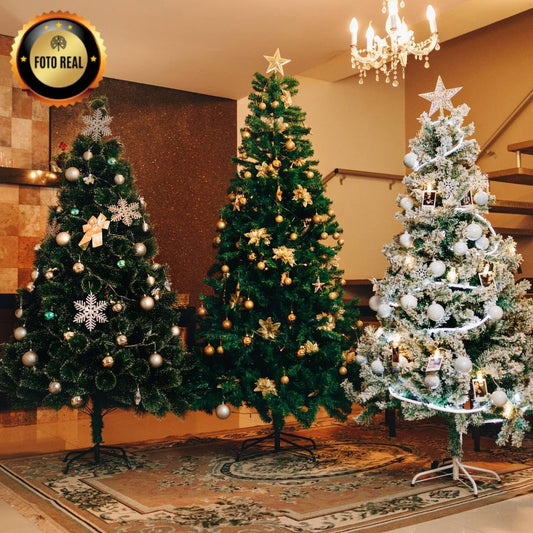 Árvore De Natal Pinheiro Grande Luxo Cheia Premium 1.50m