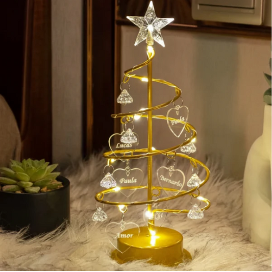 Árvore de Natal Minha Família Eternizada Personalizável